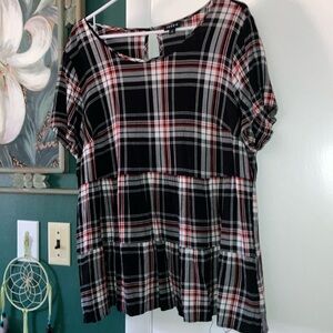 Plaid Top